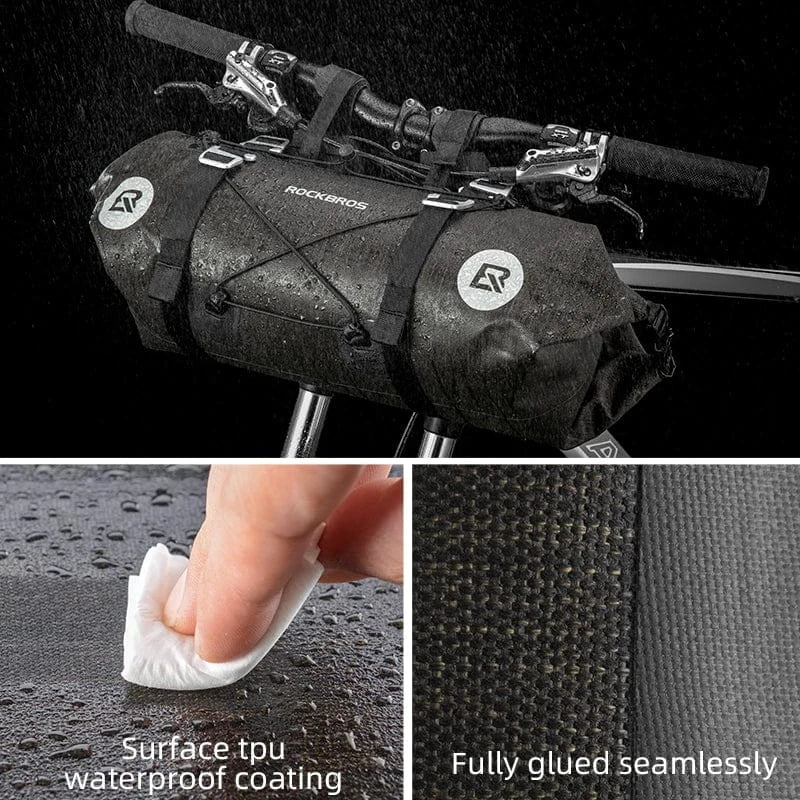 ROCKBROS - Waterproof Handlebar Bag Set – Durable, Spacious and Adventure-Ready