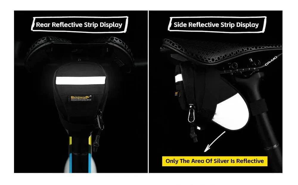 Rhinowalk - Mini Saddle Bag 0.4L – Compact Bike Seat Storage