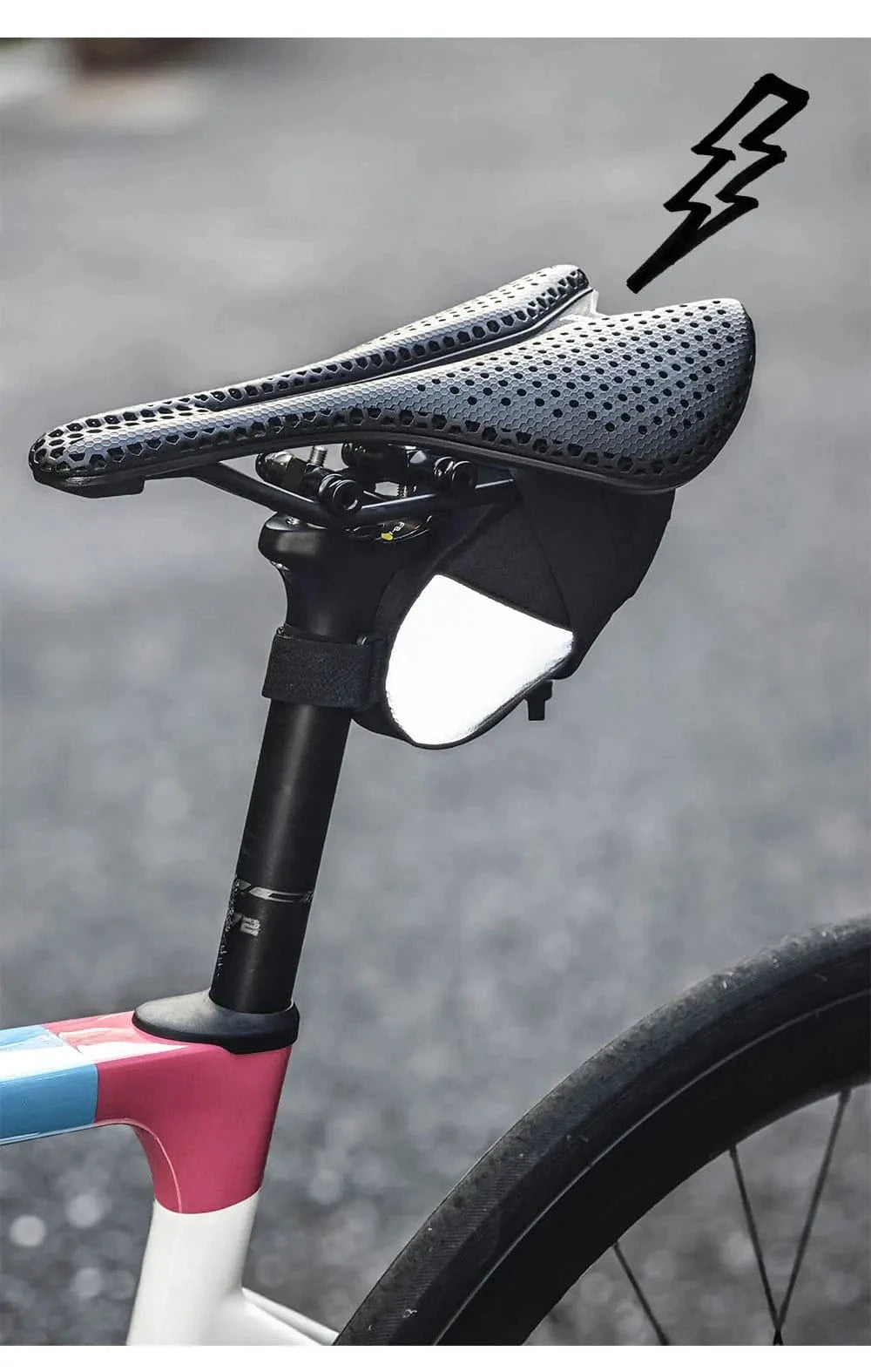 Rhinowalk - Mini Saddle Bag 0.4L – Compact Bike Seat Storage