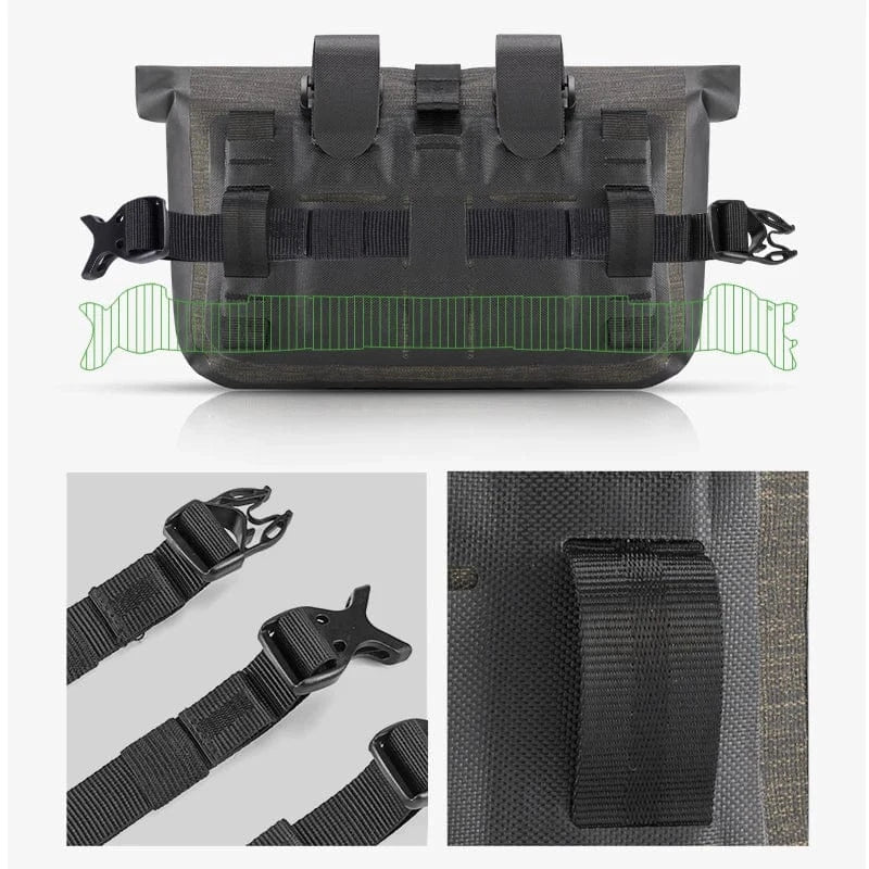 ROCKBROS - Waterproof Handlebar Bag Set – Durable, Spacious and Adventure-Ready