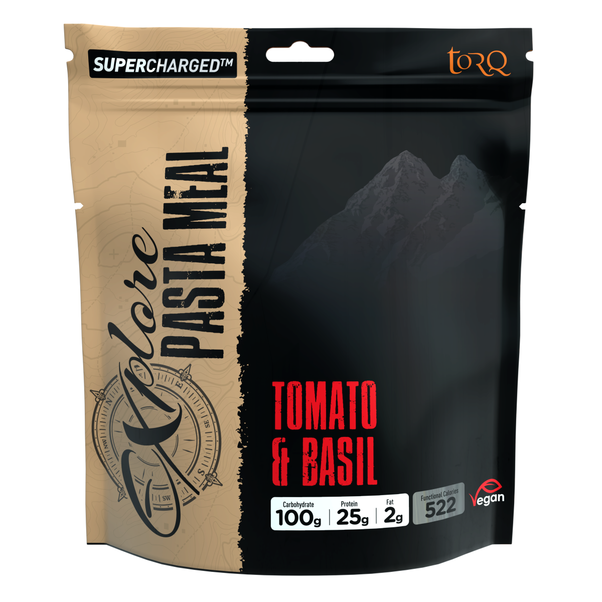 TORQ Explore - Supercharged Tomato & Basil Pasta Meal