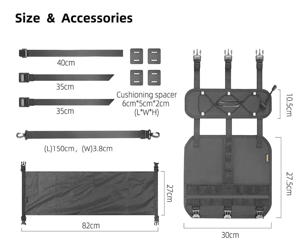 Bike & Bag Bicycle handlebar bags RHINOWALK - Waterproof Handlebar Roll & 12L Dry Bag