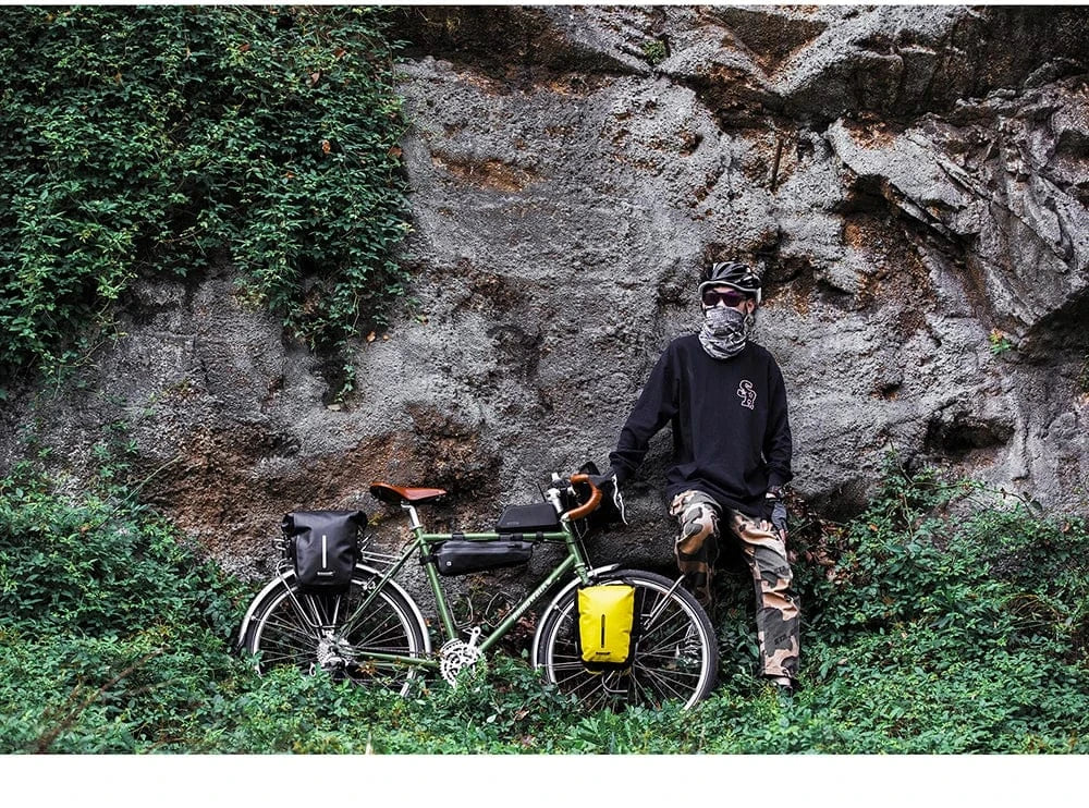 Bike & Bag Bicycle Pannier Bags RHINOWALK - Waterproof Bike Pannier Bag (10L) - Brompton, Road & MTB Pannier