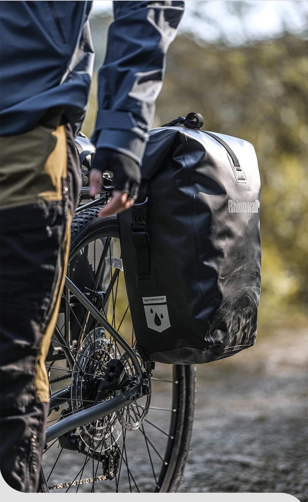 Bike & Bag Bicycle Pannier Bags RHINOWALK - Waterproof Bike Pannier ā Quick Release (25L)