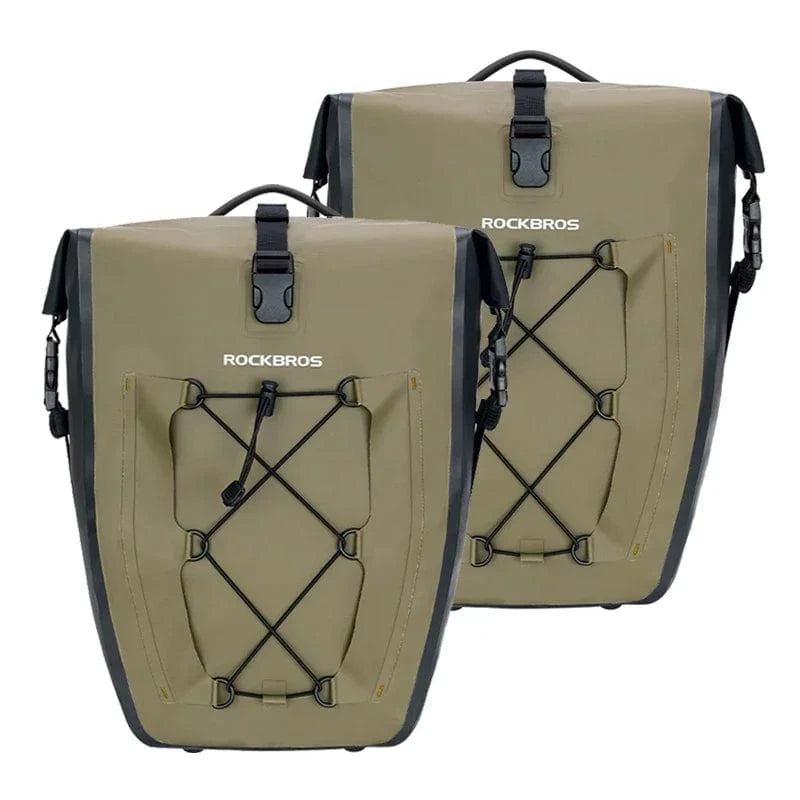 Bike & Bag Bicycle Pannier Bags ROCKBROS - PAIR - Waterproof Pannier Bags – 25L