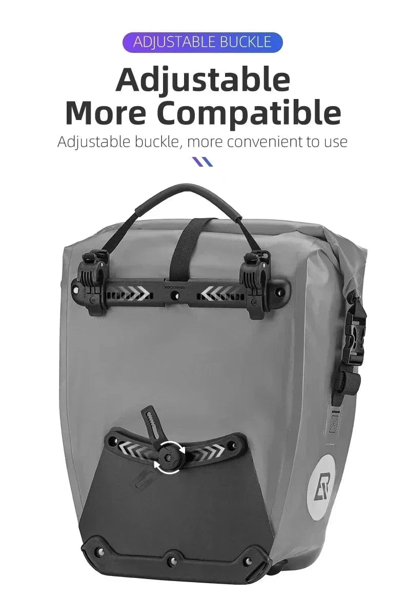Bike & Bag Bicycle Pannier Bags ROCKBROS - PAIR - Waterproof Pannier Bags – 25L