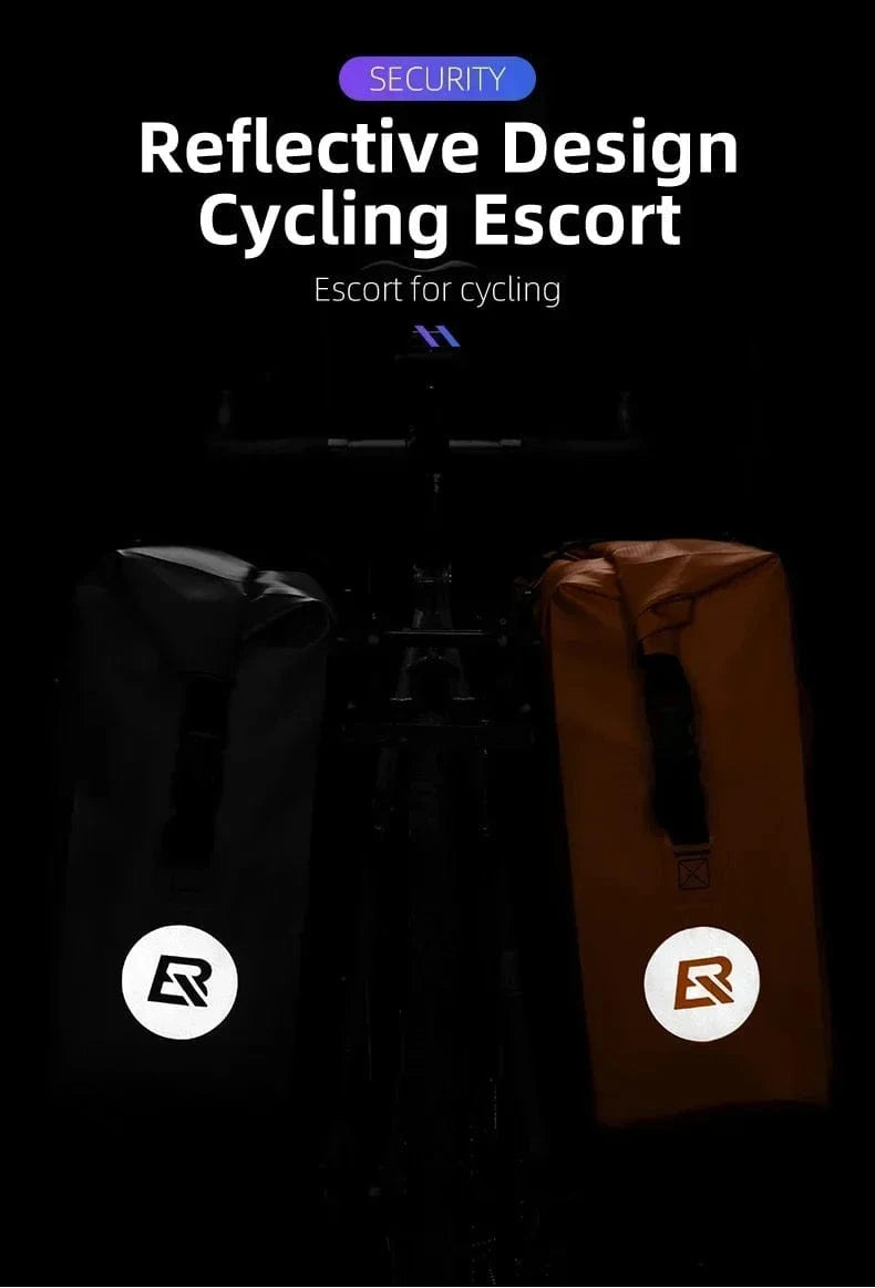 Bike & Bag Bicycle Pannier Bags ROCKBROS - PAIR - Waterproof Pannier Bags – 25L