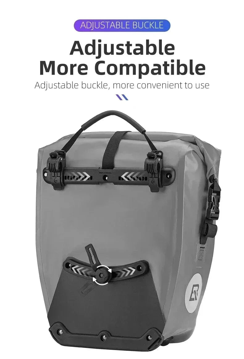 Bike & Bag Bicycle Pannier Bags ROCKBROS - PAIR - Waterproof Pannier Bags – 25L