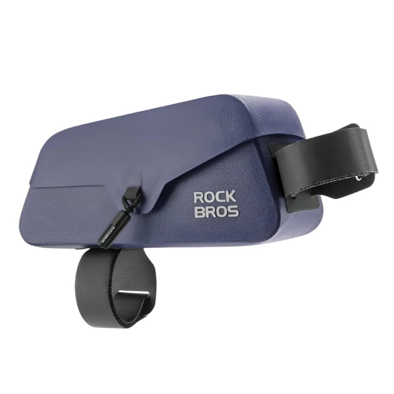 Bike & Bag bicycle top tube bag S 0.6L Blue ROCKBROS - Magnetic Waterproof Top Tube Bag (0.6L/0.9L)