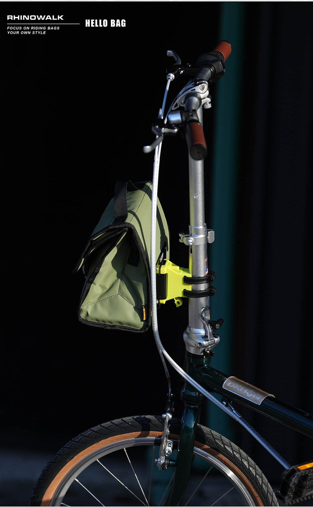 Bike & Bag Brompton Carrier Block RHINOWALK - Brompton Front Carrier Block (Brompton Carrier Block Adapter)