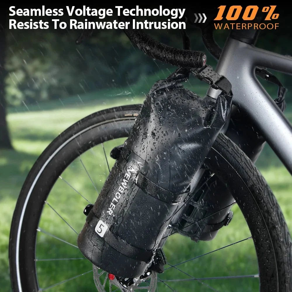 Bike & Bag Fork Bags NEWBOLER - Waterproof Front Fork Cages and Dry Bags - 5L