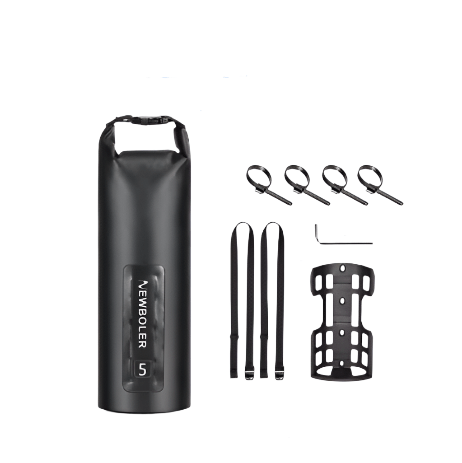 Bike & Bag Fork Bags One 5L Bag + One cage NEWBOLER - Waterproof Front Fork Cages and Dry Bags - 5L