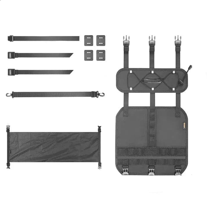 BIKE & BAG Handlebar Bags Mounts Bag Set-Black RHINOWALK - Waterproof Handlebar Roll and 12L Dry Bag