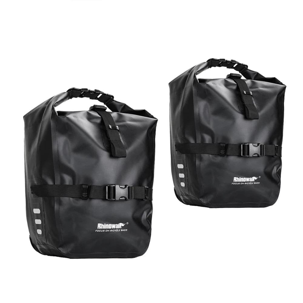 BIKE & BAG Pannier Bags Black 20 2Pcs RHINOWALK - Pannier Bags (20L)