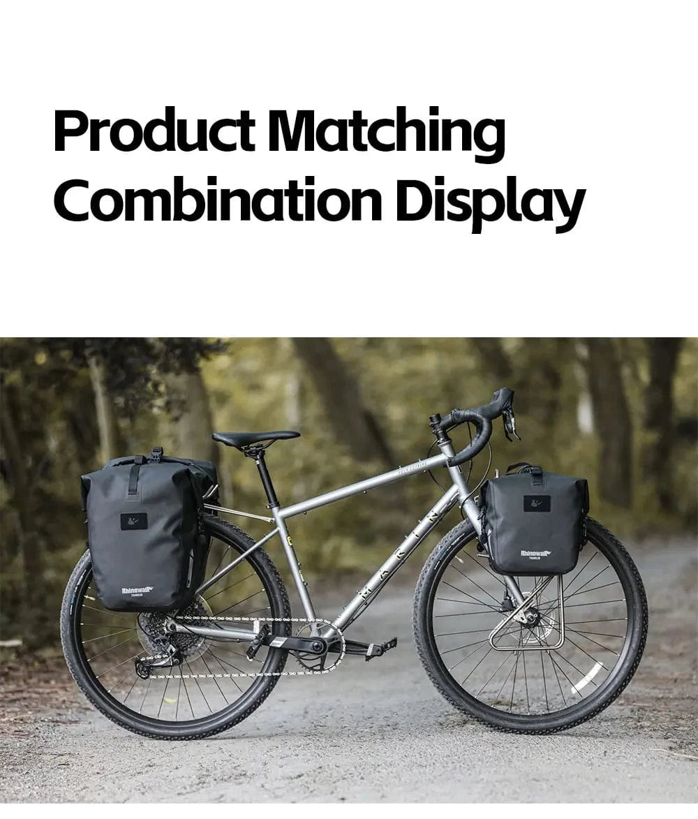 Bike & Bag RHINOWALK - 2025 Traveler Series Waterproof Pannier Bag (6L, 12L, 20L, 25L)