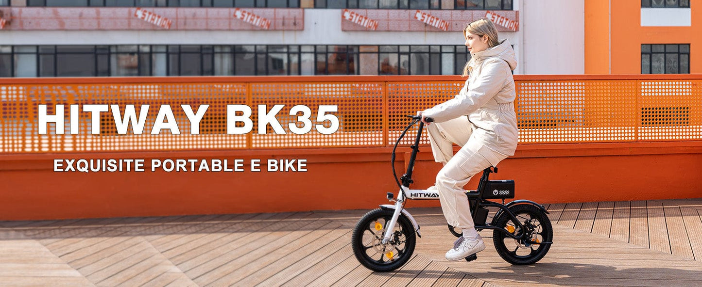 HITWAY - BK35 Foldable Electric Bike – Lightweight, Powerful and Portable