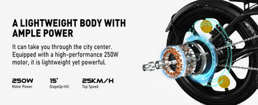 HITWAY - BK35 Foldable Electric Bike – Lightweight, Powerful and Portable