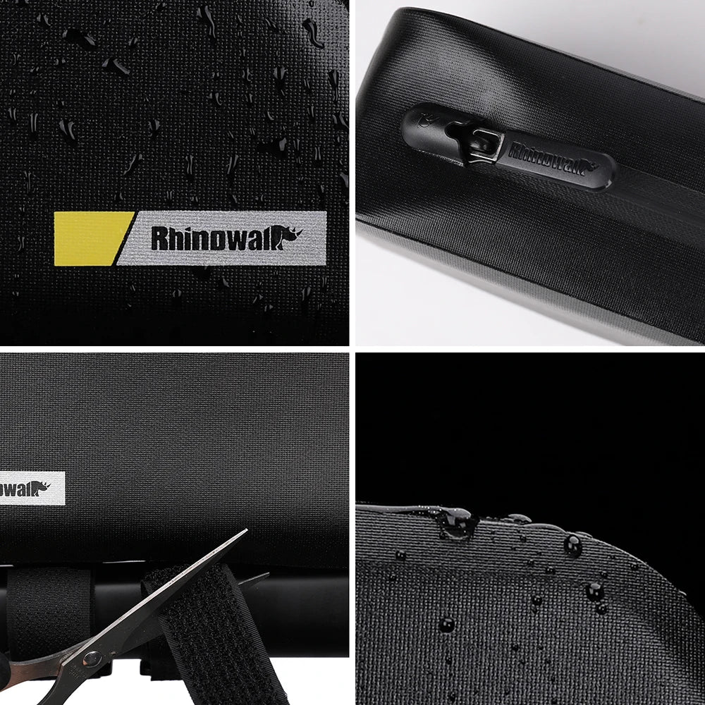 RHINOWALK - Waterproof Top Tube Bag 1.5L – Black