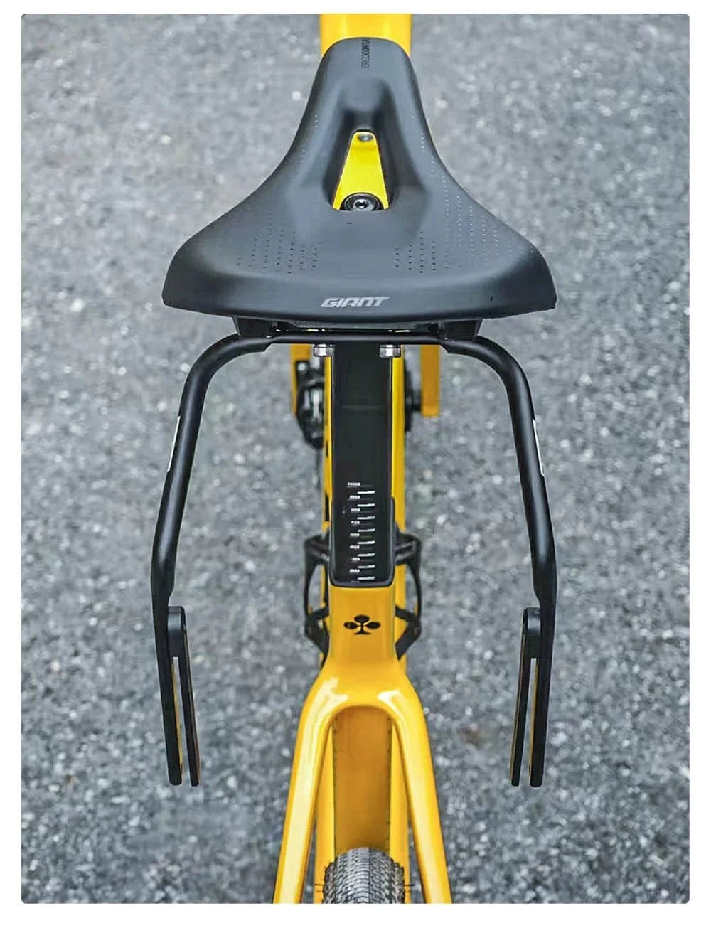 Rhinowalk - Bike Saddle Stabilizer Bracket – 2025 Version with Scratch-Proof Plates