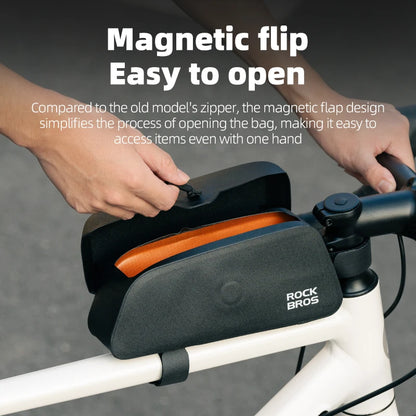 ROCKBROS - Magnetic Waterproof Top Tube Bag (0.6L/0.9L)