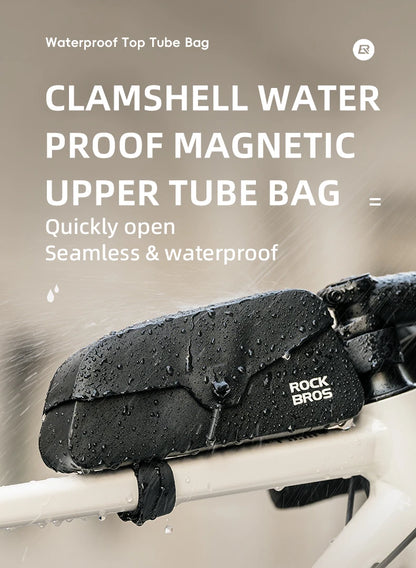 ROCKBROS - Magnetic Waterproof Top Tube Bag (0.6L/0.9L)