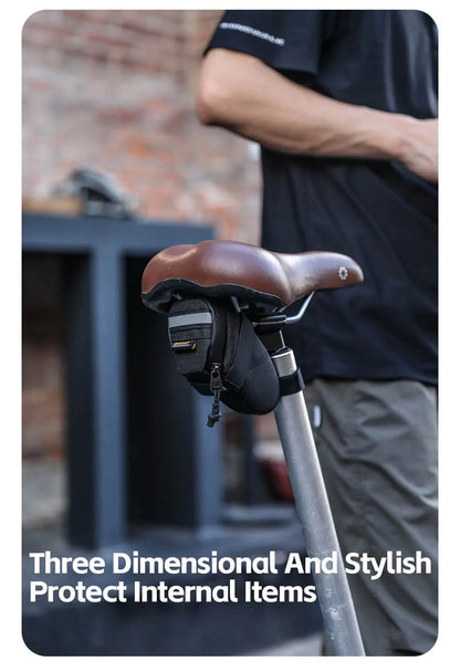 Rhinowalk - Mini Saddle Bag 0.4L – Compact Bike Seat Storage