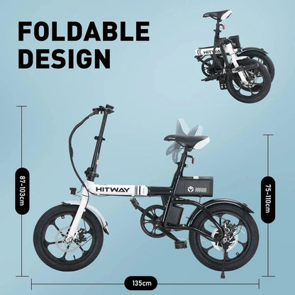 HITWAY - BK35 Foldable Electric Bike – Lightweight, Powerful and Portable