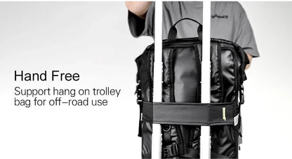 RHINOWALK - 24L Waterproof Bike Pannier Bag – Versatile Cycling Backpack