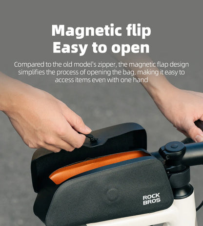 ROCKBROS - Magnetic Waterproof Top Tube Bag (0.6L/0.9L)