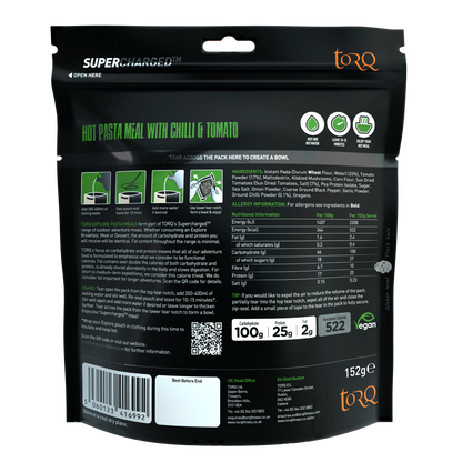 TORQ Explore - Supercharged Chilli Non Carne Pasta Meal
