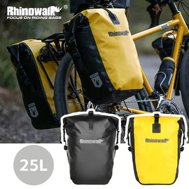 Bike & Bag Bicycle Pannier Bags RHINOWALK - Waterproof Bike Pannier – Quick Release (25L)