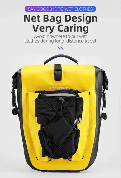 Bike & Bag Bicycle Pannier Bags ROCKBROS - PAIR - Waterproof Pannier Bags – 25L