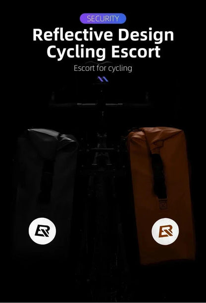 Bike & Bag Bicycle Pannier Bags ROCKBROS - PAIR - Waterproof Pannier Bags – 25L