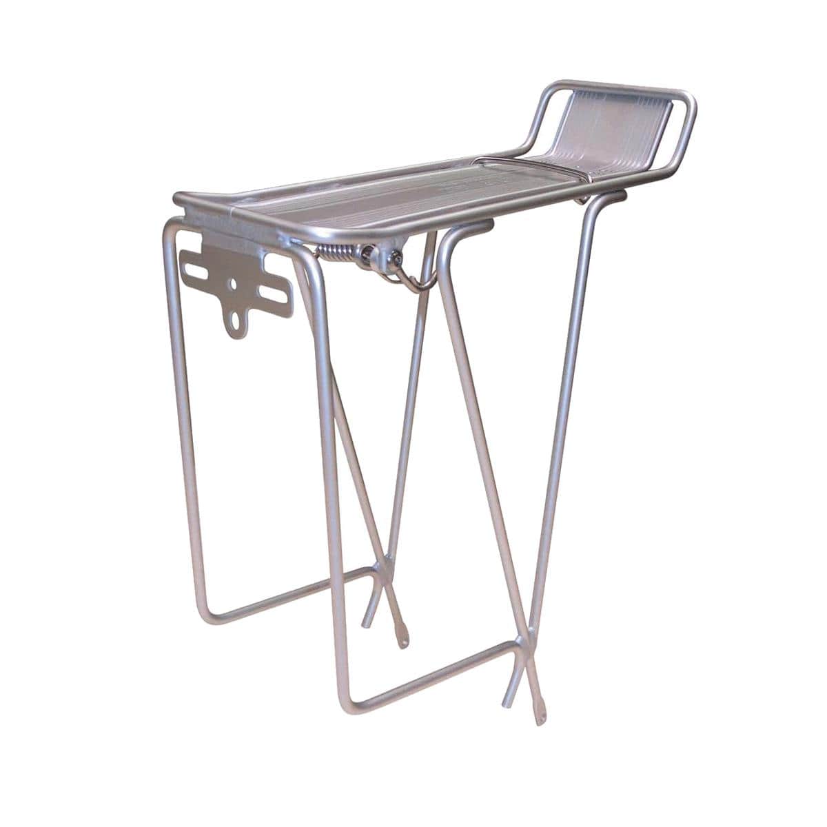 Bike & Bag Bicycle Pannier Racks Silver TORTEC - Tour Rear Rack With Spring Clip