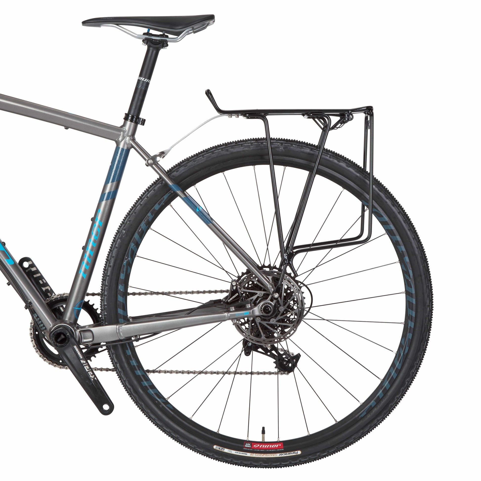 Bike & Bag Bicycle Pannier Racks TORTEC - Tour Rear Rack With Spring Clip