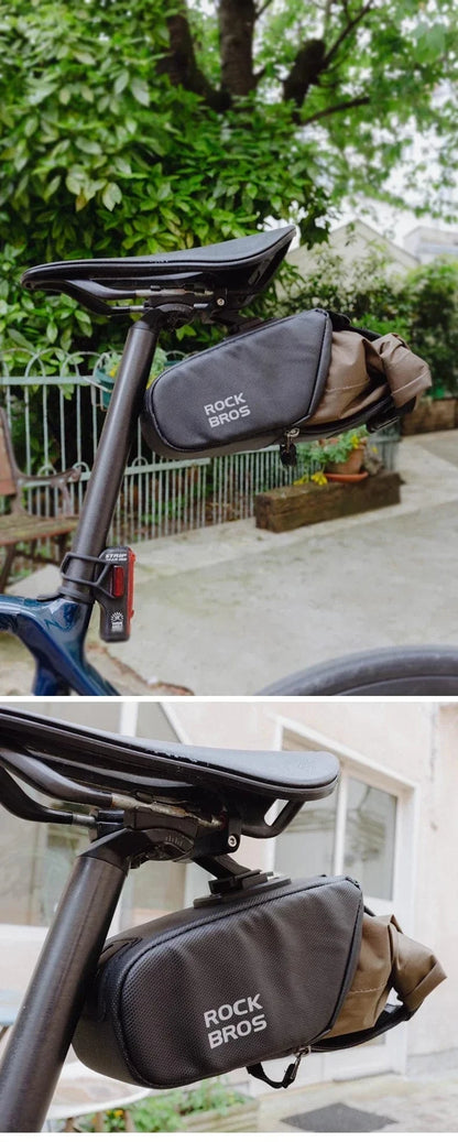 Bike & Bag Bicycle Saddle Bags C54 ROCKBROS - Expandable Bike Tail Bag (0.8L–1.3L)