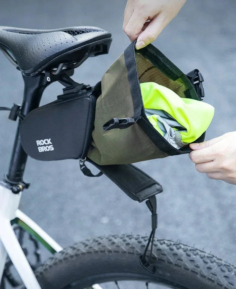 Bike & Bag Bicycle Saddle Bags C54 ROCKBROS - Expandable Bike Tail Bag (0.8L–1.3L)