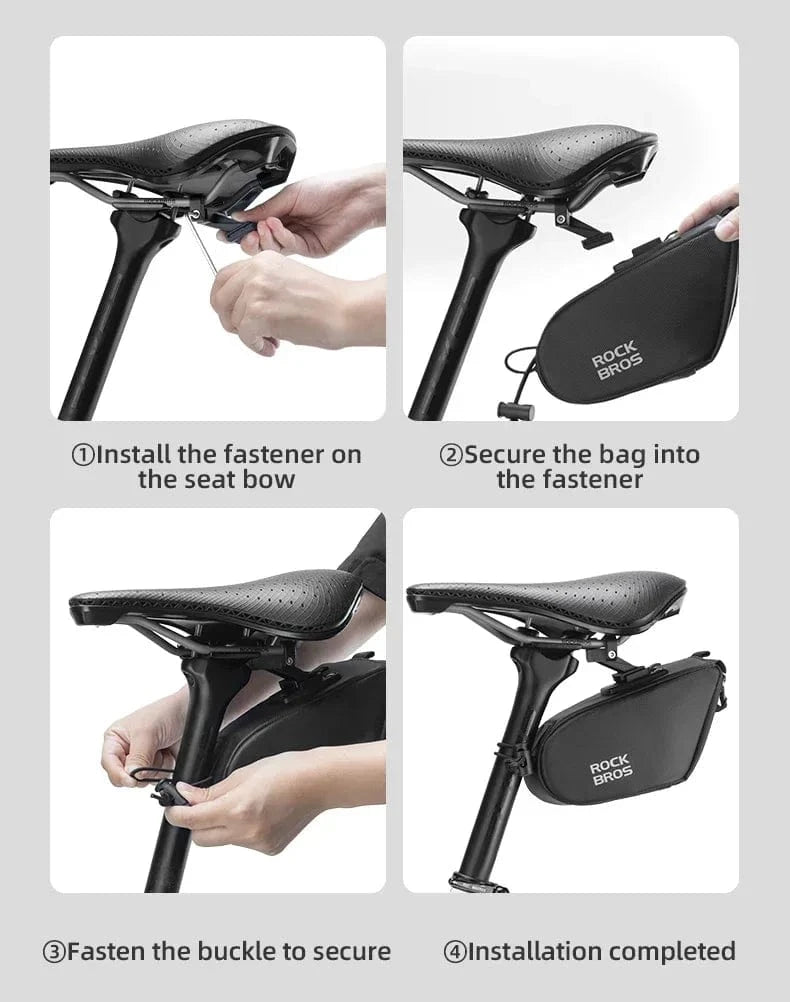 Bike & Bag Bicycle Saddle Bags C54 ROCKBROS - Expandable Bike Tail Bag (0.8L–1.3L)