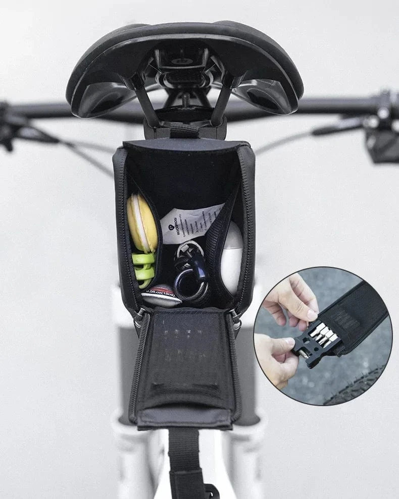 Bike & Bag Bicycle Saddle Bags C54 ROCKBROS - Expandable Bike Tail Bag (0.8L–1.3L)