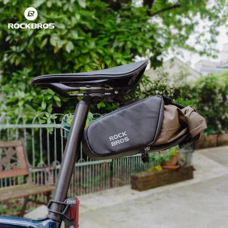 Bike & Bag Bicycle Saddle Bags C54 ROCKBROS - Expandable Bike Tail Bag (0.8L–1.3L)