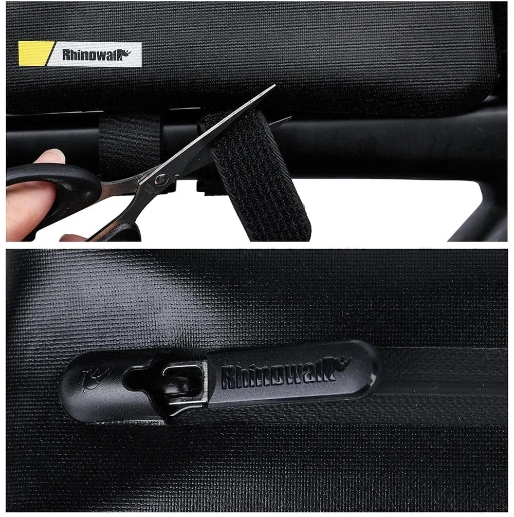 Bike & Bag bicycle top tube bag K32B-1.3LBlack RHINOWALK - Waterproof Top Tube Bag 1.5L – Black