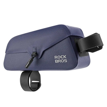 Bike & Bag bicycle top tube bag L 0.9L Blue ROCKBROS - Magnetic Waterproof Top Tube Bag (0.6L/0.9L)