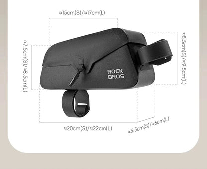 Bike & Bag bicycle top tube bag ROCKBROS - Magnetic Waterproof Top Tube Bag (0.6L/0.9L)