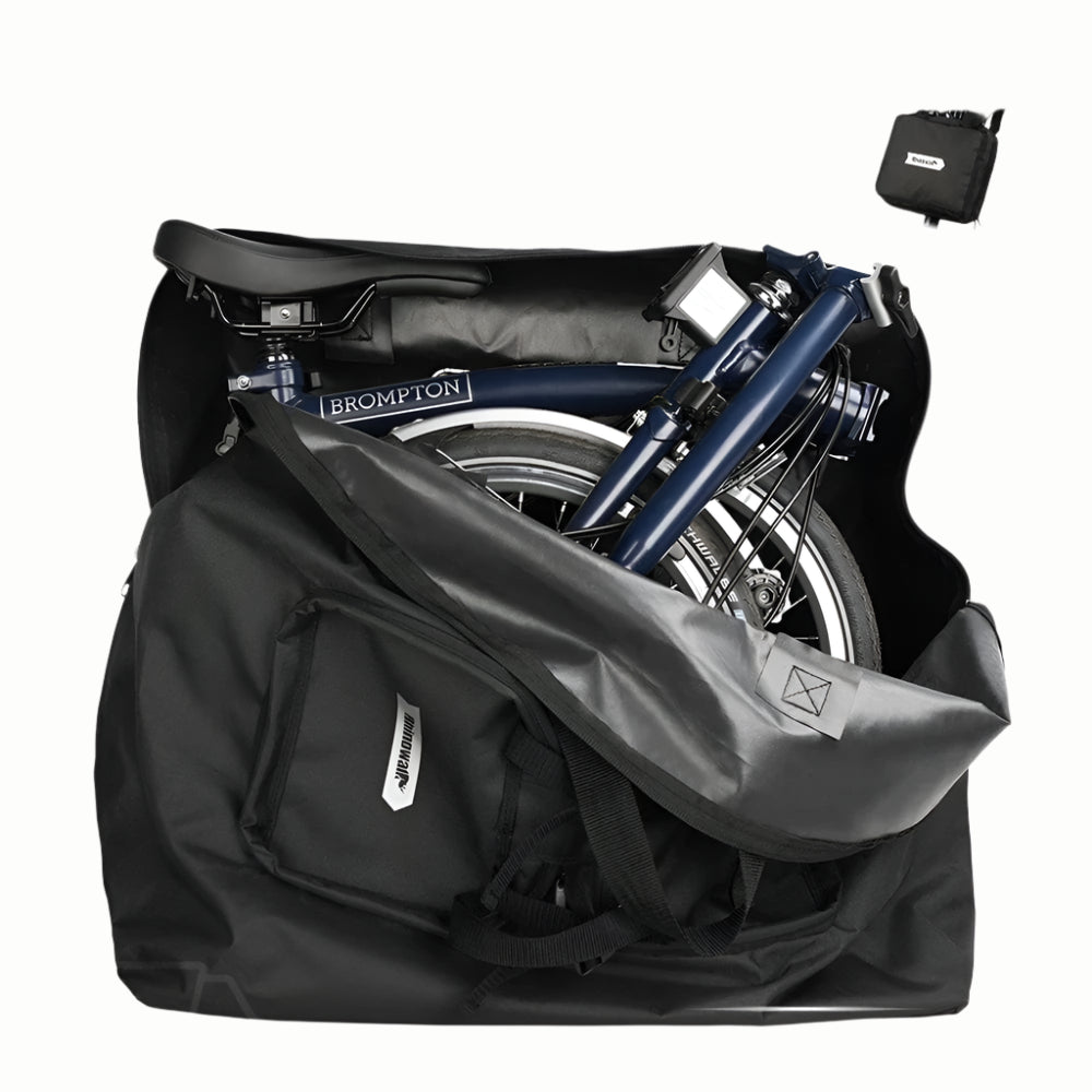 Bike & Bag Bike Travel Bag Rhinowalk Folding Bike Carry Bag – Waterproof, Foldable & Portable for Brompton, 3 Sixty & More