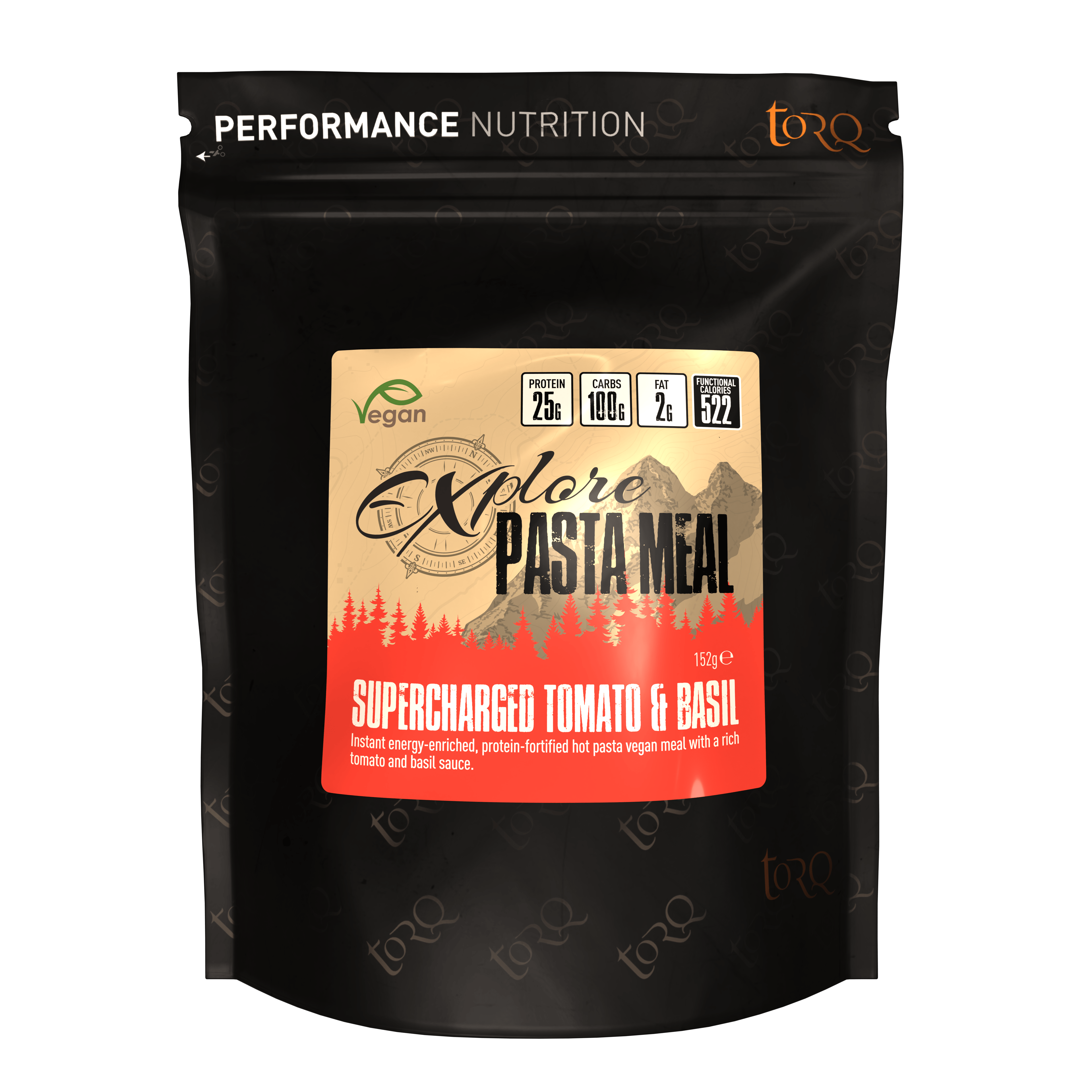 BIKE & BAG Explore Meal TORQ Explore - Supercharged Tomato & Basil Pasta Meal