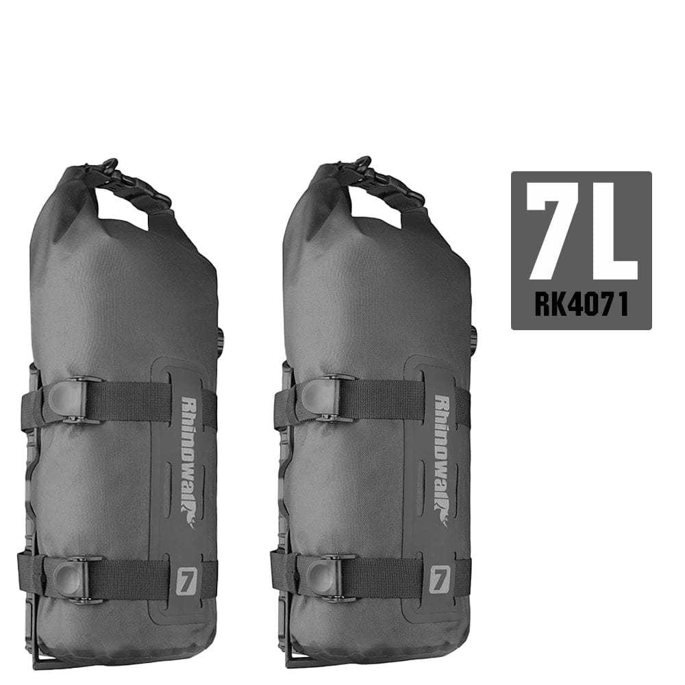 Bike & Bag Fork Bags RHINOWALK  - Front Fork Dry Bags (4L,7L) (1 & 2 peice) - Waterproof, Quick Release