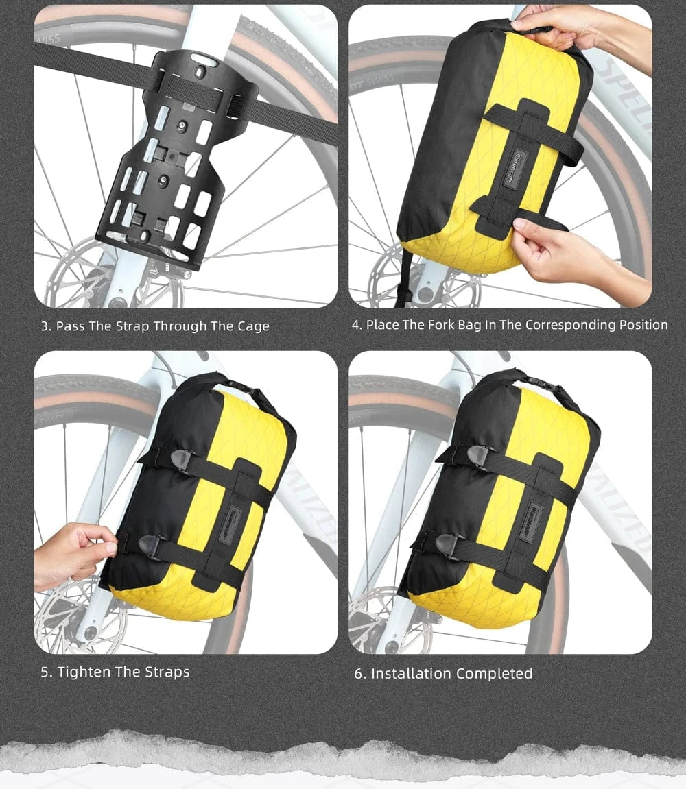Bike & Bag Fork Bags RHINOWALK - Wilderness Series - Quick Release Front Fork Bags (6.5L)