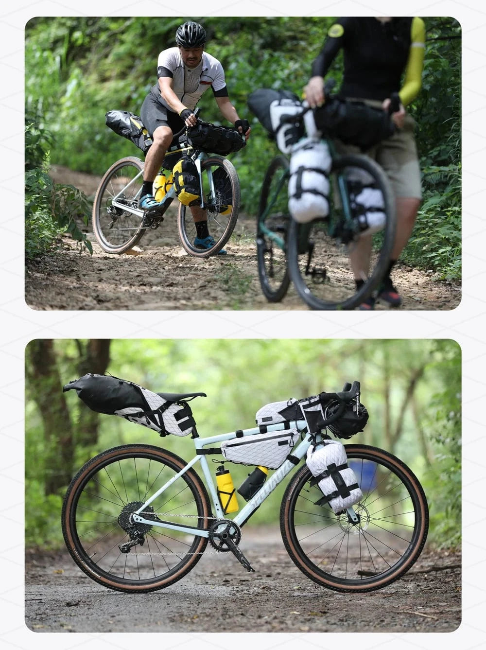 Bike & Bag Fork Bags RHINOWALK - Wilderness Series - Quick Release Front Fork Bags (6.5L)