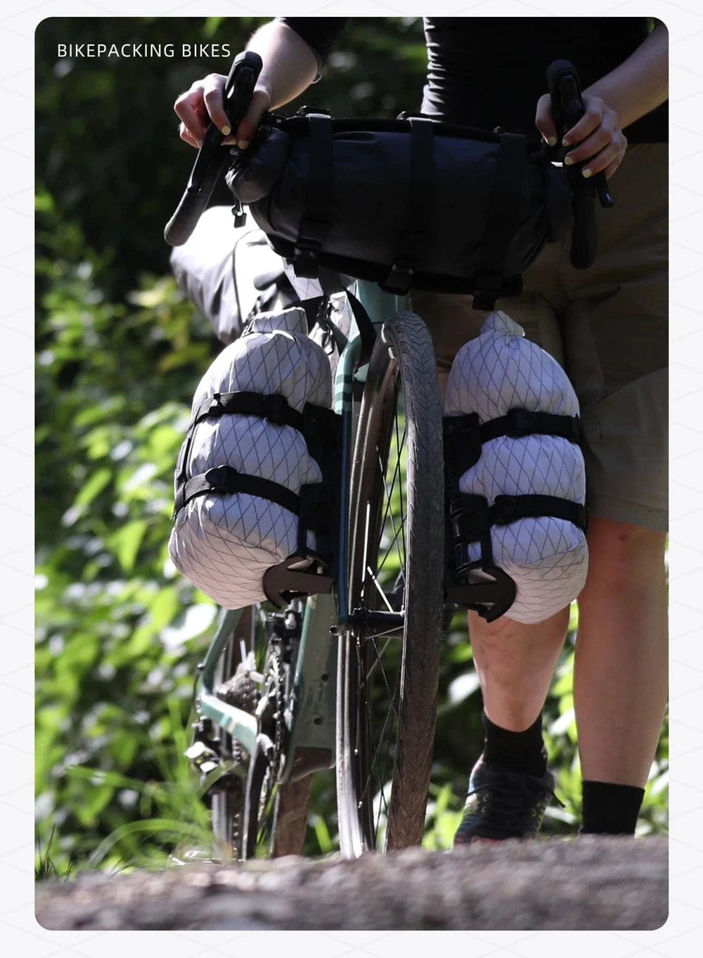 Bike & Bag Fork Bags RHINOWALK - Wilderness Series - Quick Release Front Fork Bags (6.5L)