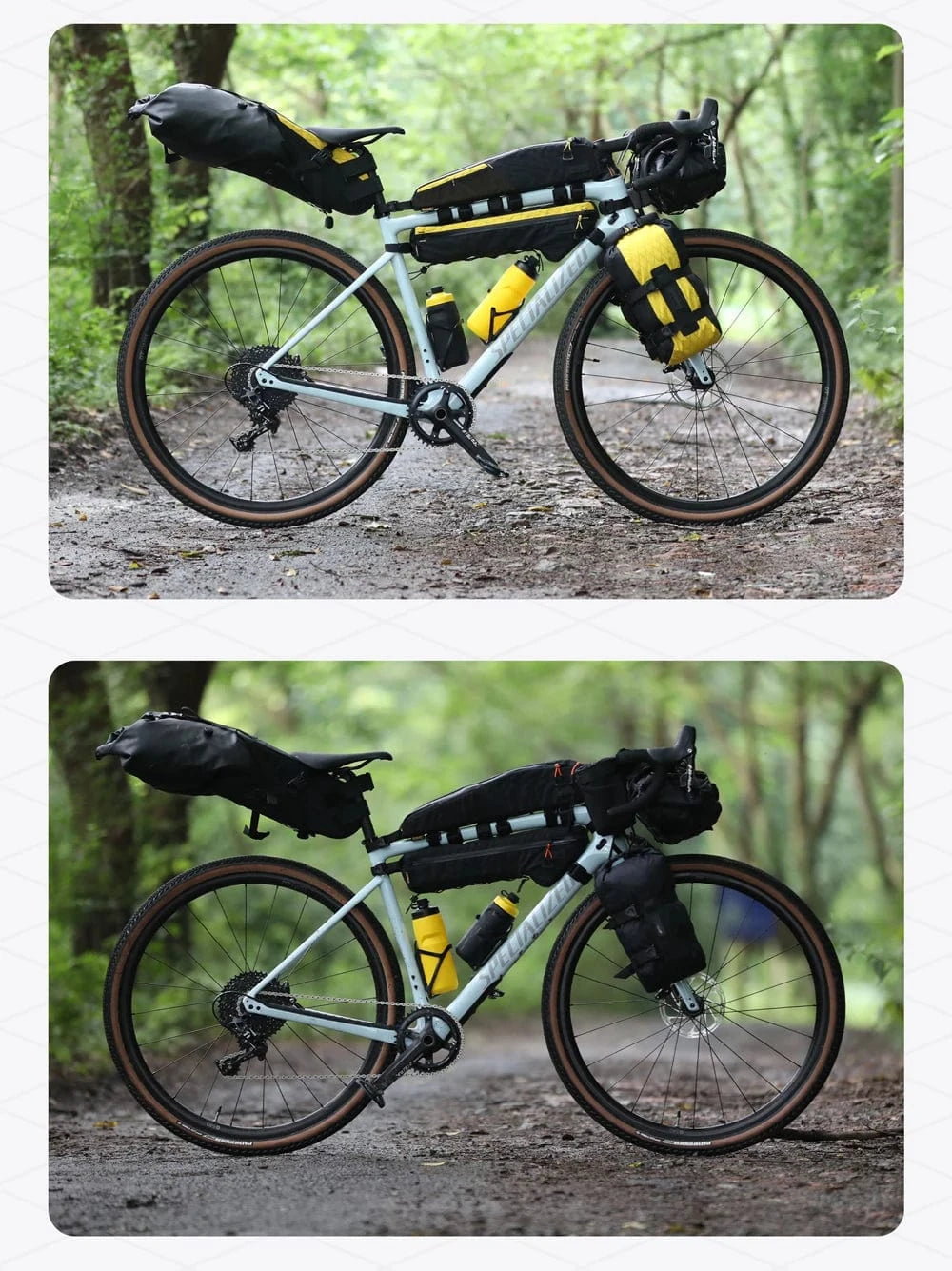 Bike & Bag Fork Bags RHINOWALK - Wilderness Series - Quick Release Front Fork Bags (6.5L)
